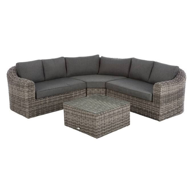 Conjunto de Jardim de Canto MOORÉA 5 Lugares Hespéride