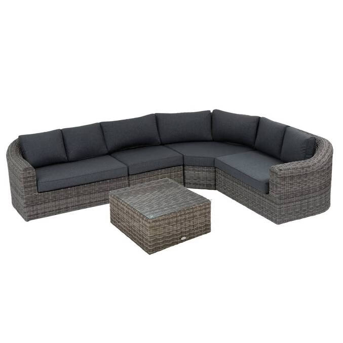 Conjunto de Jardim de Canto MOORÉA 5 Lugares Hespéride