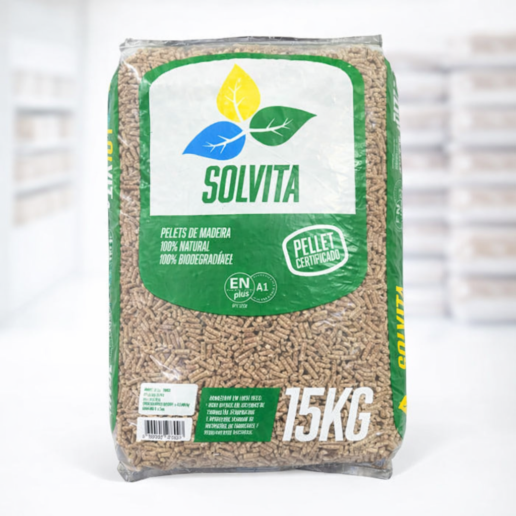 Pellets Solvita ENplus A1 – Palete 77 Sacos 15kg
