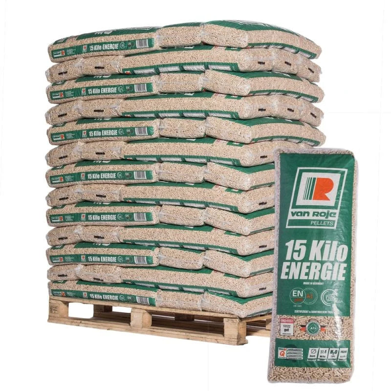 Pellets Van Roje ENplus A1 – Palete 65 Sacos 15kg