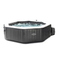 Spa Insufável INTEX PureSpa Carbone – 6 Pessoas – 6 Jets + 140 Bolhas – Wi-Fi – Sal