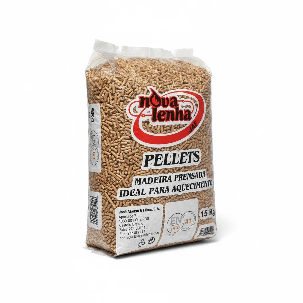 Pellets NovaLenha A1 Plus Certificados – Palete 1155kg Pinho 100% Natural