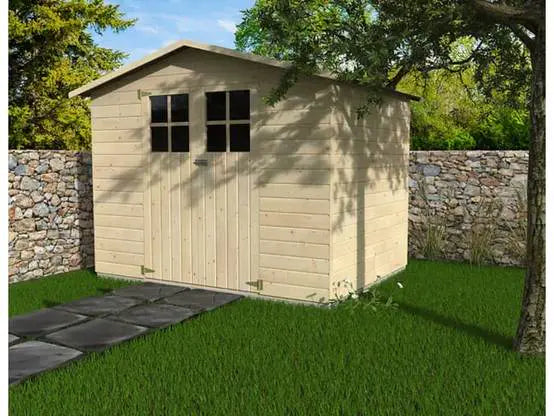 Abrigo de Jardim em Madeira com Soalho 5m² Lodum Décor et Jardin