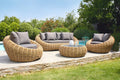 Conjunto de Jardim em Resina Trançada 5 Lugares MOOREA – Paris Garden