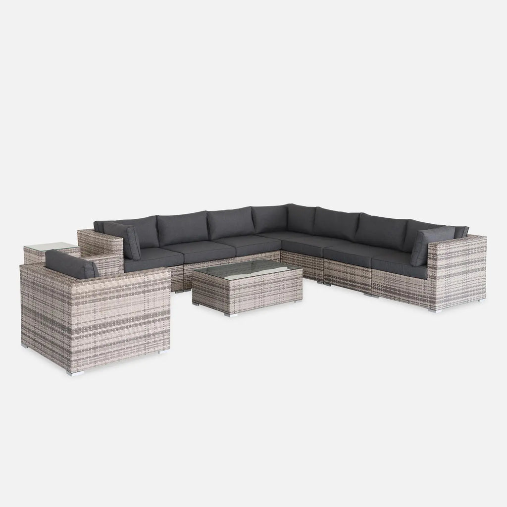 Conjunto de Jardim em Resina Trançada 8-10 Lugares VENEZIA