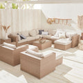 Conjunto de Jardim em Resina Trançada 12-14 Lugares TRIPOLI